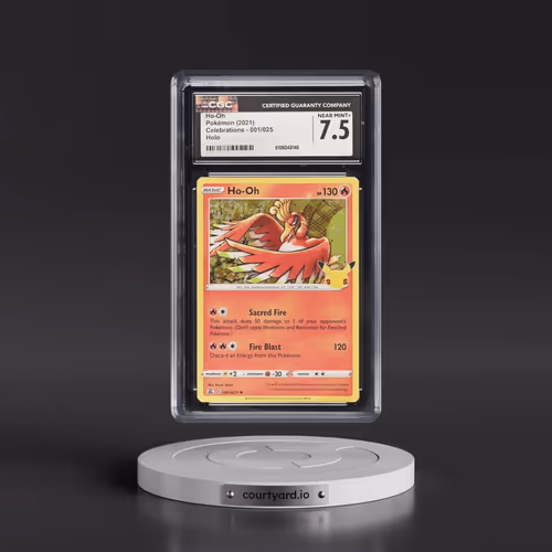 2021 Celebrations #001/025 Ho-Oh - Holo (CGC 7.5 NM+)