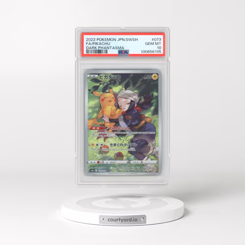 2022 Pokémon Sword & Shield Dark Phantasma #073 Pikachu - Full Art (PSA 10 GEM MINT)