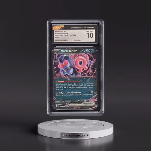 2023 Shrouded Fable - SFA EN #037/064 Munkidori ex - Holo (CGC 10 GEM MINT)
