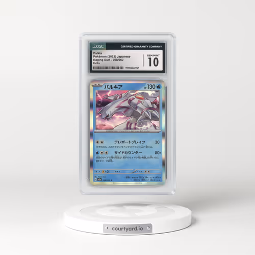 2023 Raging Surf #008/062 Palkia - Holo (CGC 10 GEM MINT)