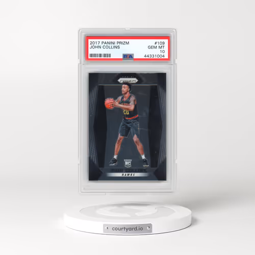 2017 Panini Prizm #109 John Collins (PSA 10 GEM MINT)