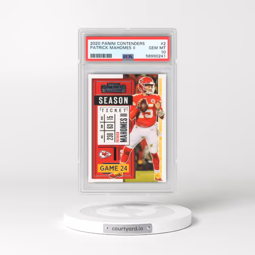 2020 Panini Contenders #2 Patrick Mahomes II (PSA 10 GEM MINT)