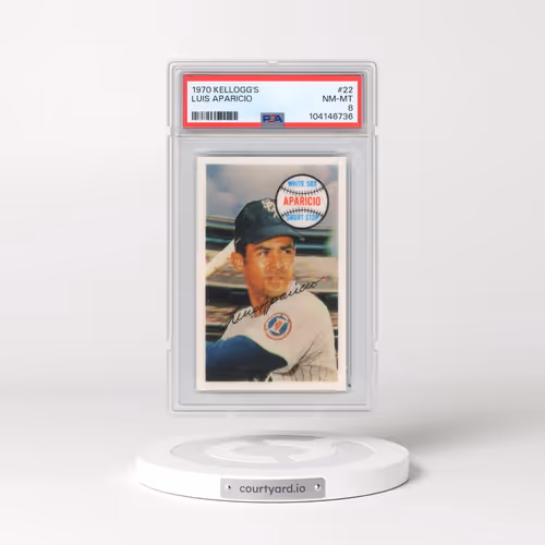 1970 Kellogg's #22 Luis Aparicio (PSA 8 NM-MT)