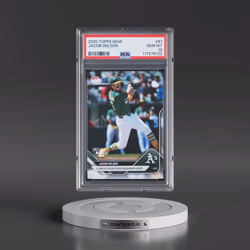 2025 Topps Now #61 Jacob Wilson (PSA 10 GEM MINT)