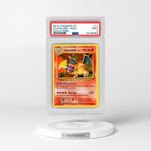2016 Pokémon XY Evolutions #11 Charizard - Holo (PSA 9 MINT)