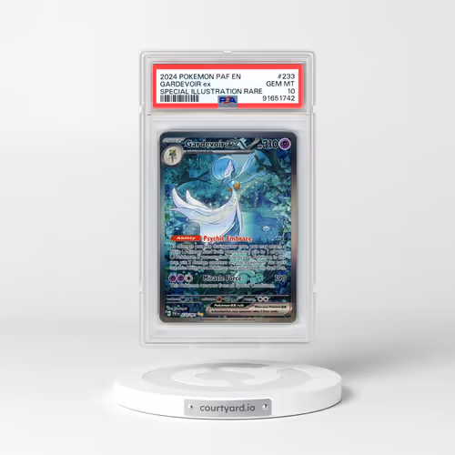 2024 Pokémon Paf EN-Paldean Fates #233 Gardevoir EX - Holo Special Illustration Rare (PSA 10 GEM MINT)