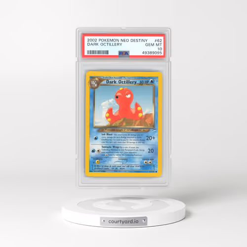 2002 Pokémon Neo Destiny #62 Dark Octillery (PSA 10 GEM MINT)
