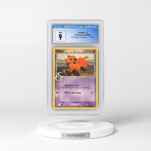 2006 EX Dragon Frontiers #70/101 Vulpix δ (CGC 9 MINT)