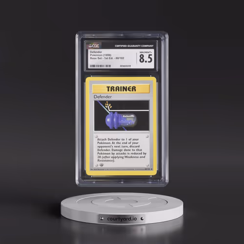1999 Base Set #80/102 Defender - 1st Edition 1st Edition (CGC 8.5 NM-MT+)