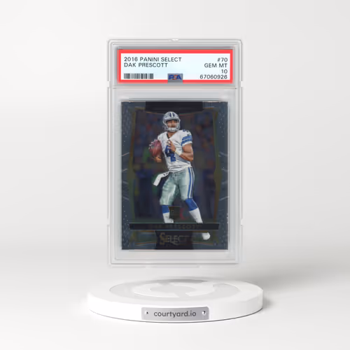 2016 Panini Select #70 Dak Prescott (PSA 10 GEM MINT)