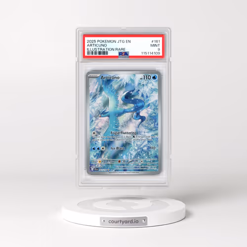 2025 Pokémon Jtg EN-Journey Together #161 Articuno - Illustration Rare (PSA 9 MINT)