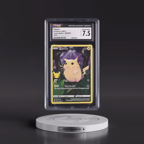 2021 Celebrations #005/025 Pikachu - Holo (CGC 7.5 NM+)