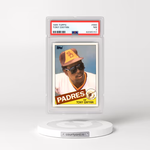 1985 Topps #660 Tony Gwynn (PSA 7 NM)