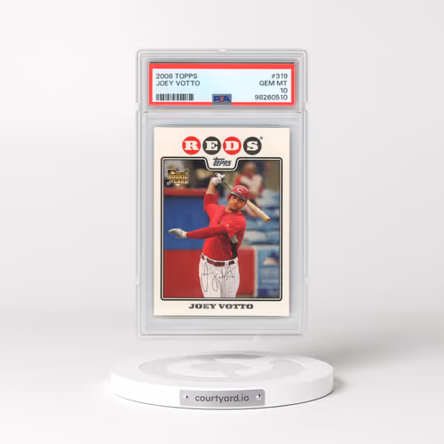 2008 Topps #319 Joey Votto (PSA 10 GEM MINT)