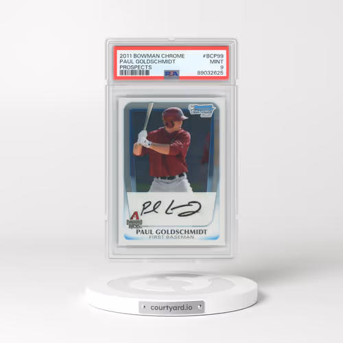 2011 Bowman Chrome Prospects #BCP99 Paul Goldschmidt (PSA 9 MINT)