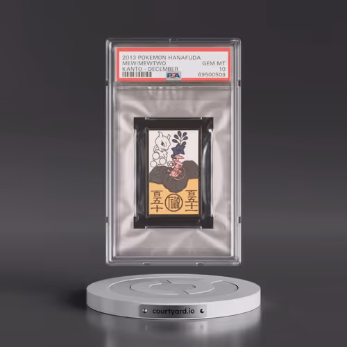 2013 Pokémon Hanafuda Kanto Mew/Mewtwo - December (PSA 10 GEM MINT)