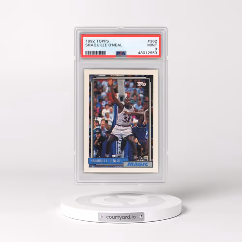 1992 Topps #362 Shaquille O'Neal (PSA 9 MINT)