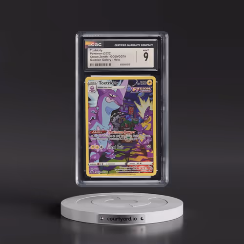 2023 Crown Zenith #GG09/GG70 Toxtricity - Galarian Gallery Holo (CGC 9 MINT)