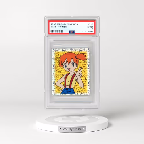 1999 Merlin Pokémon #S28 Misty-Prism (PSA 9 MINT)