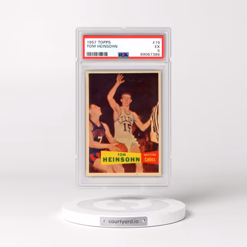 1957 Topps #19 Tom Heinsohn (PSA 5 EX)