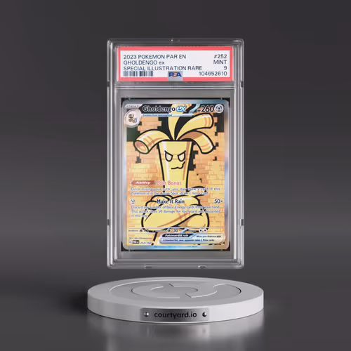 2023 Pokémon Par EN-Paradox Rift #252 Gholdengo EX - Holo Special Illustration Rare (PSA 9 MINT)