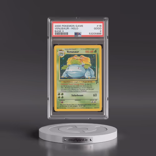 2000 Pokémon Game Base II #18 Venusaur - Holo (PSA 2 GOOD)