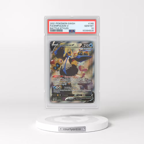 2021 Battle Styles #146 Empoleon V - Full Art Holo (PSA 10 GEM MINT)