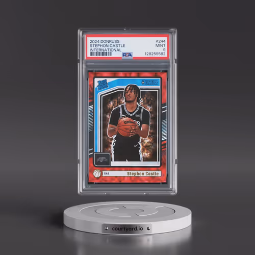 2024 Panini Donruss #244 Stephon Castle - International (PSA 9 MINT)