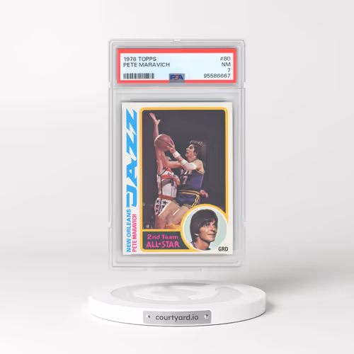 1978 Topps #80 Pete Maravich (PSA 7 NM)