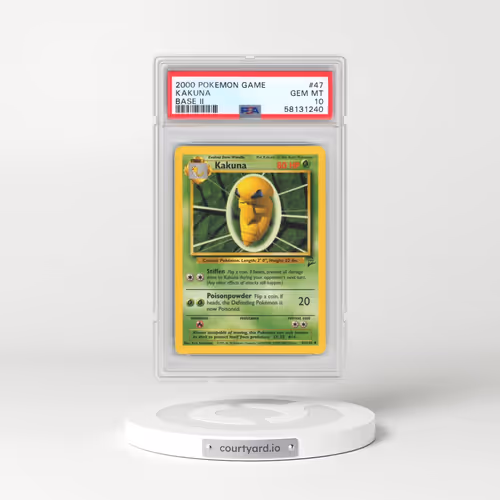 2000 Pokémon Game Base II #47 Kakuna (PSA 10 GEM MINT)