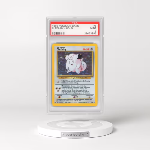 1999 Pokémon Game #5 Clefairy - Holo (PSA 9 MINT)