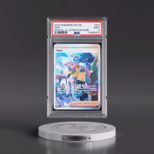 2024 Pokémon Paf EN-Paldean Fates #237 Iono - Special Illustration Rare (PSA 9 MINT)