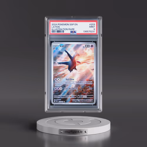 2024 Pokémon Ssp EN-Surging Sparks #203 Latios - Illustration Rare (PSA 9 MINT)