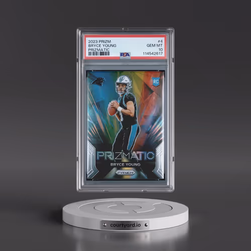 2023 Panini Prizm Prizmatic #4 Bryce Young (PSA 10 GEM MINT)