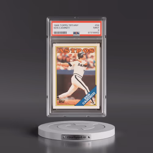 1988 Topps Tiffany #64 Ken Caminiti (PSA 9 MINT)
