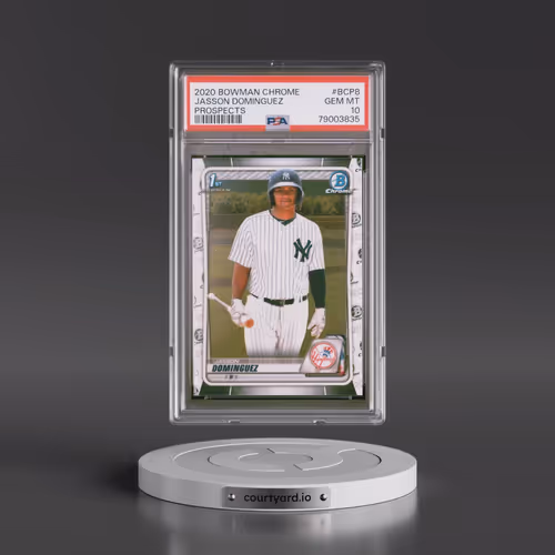 2020 Bowman Chrome Prospects #BCP8 Jasson Dominguez (PSA 10 GEM MINT)