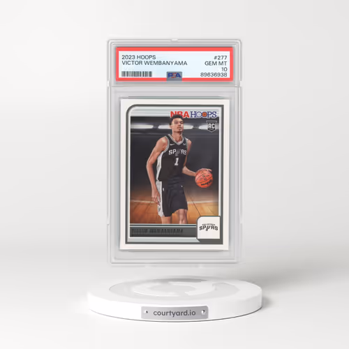 2023 Panini NBA Hoops #277 Victor Wembanyama (PSA 10 GEM MINT)