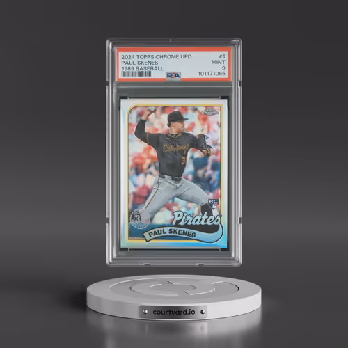 2024 Topps Chrome Update 1989 Topps Baseball #1 Paul Skenes (PSA 9 MINT)