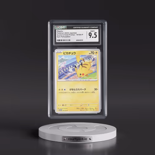 2022 Scarlet & Violet Promos #197/SV-P Pikachu - Gym Participation (CGC 9.5 MINT+)