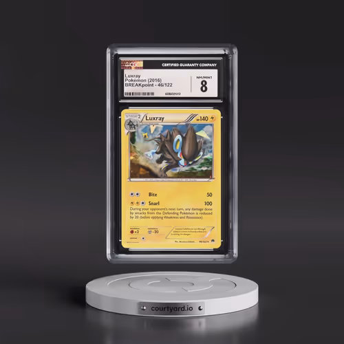 2016 BREAKpoint #46/122 Luxray (CGC 8 NM-MT)