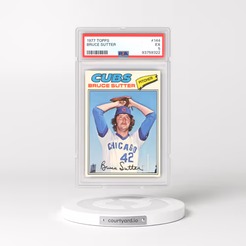 1977 Topps #144 Bruce Sutter (PSA 5 EX)