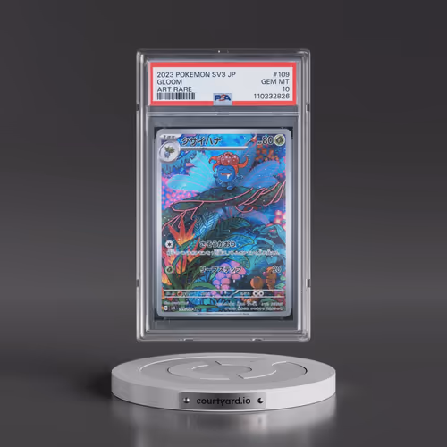 2023 Pokémon SV3-Ruler of the Black Flame #109 Gloom - Art Rare (PSA 10 GEM MINT)