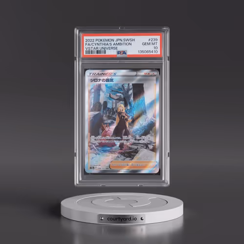 2022 Pokémon Sword & Shield Vstar Universe #239 Cynthia's Ambition - Full Art (PSA 10 GEM MINT)