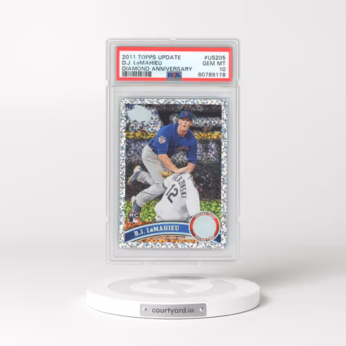 2011 Topps Update #US205 D.J. LeMahieu - Diamond Anniversary (PSA 10 GEM MINT)