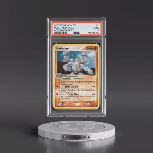 2007 Pokémon EX Power Keepers #11 Machamp - Holo (PSA 9 MINT)