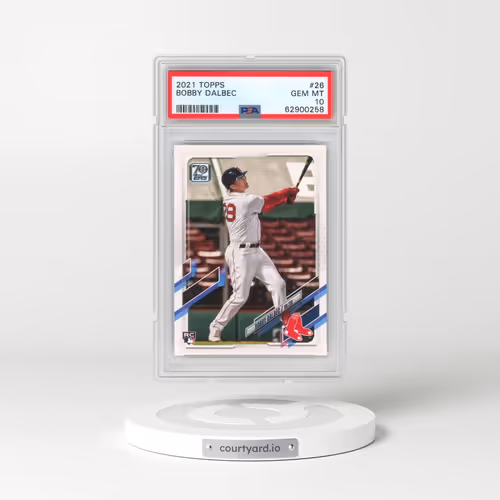 2021 Topps #26 Bobby Dalbec (PSA 10 GEM MINT)
