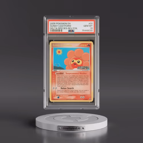 2005 Pokémon EX Delta Species #31 Sunny Castform - Reverse Foil (PSA 10 GEM MINT)