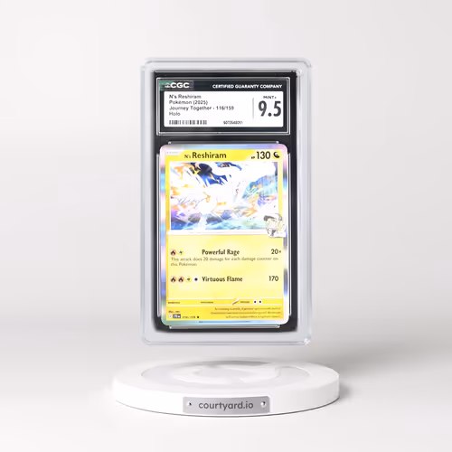 2025 Journey Together - JTG EN #116/159 N's Reshiram - Holo (CGC 9.5 MINT+)
