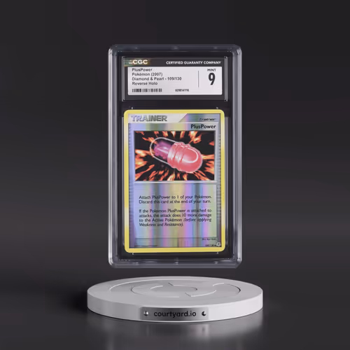 2007 Diamond & Pearl #109/130 PlusPower - Reverse Holo (CGC 9 MINT)