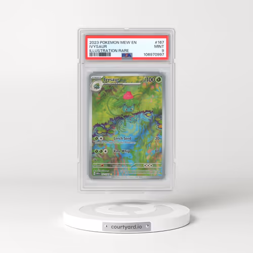 2023 Pokémon Mew EN-151 #167 Ivysaur - Illustration Rare (PSA 9 MINT)